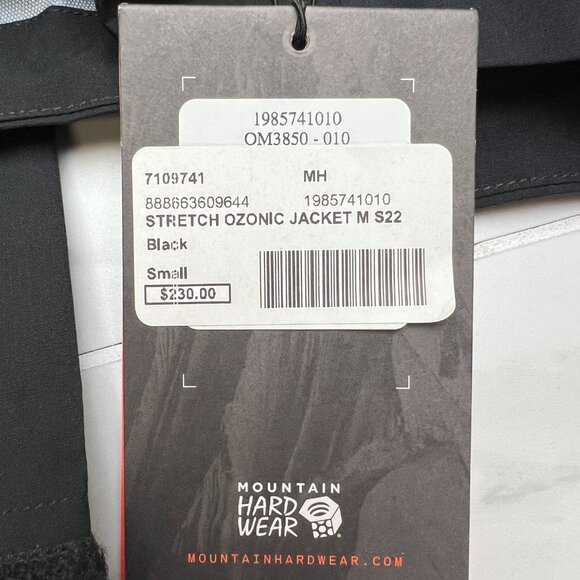 Mountain Hardwear Men's Stretch Ozonic 'Black' Jacket OM3850-010 - Picture 7 of 7